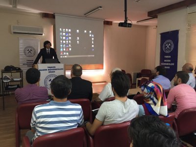 MADEN MÜHENDİSLİĞİNE İLK ADIM TANIŞMA TOPLANTISI(28/09/2016)