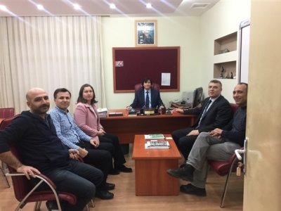 ÇUKUROVA ÜNİVERSİTESİ MADEN MÜHENDİSLİĞİ BÖLÜM BAŞKANINI ZİYARET(09/01/2017)