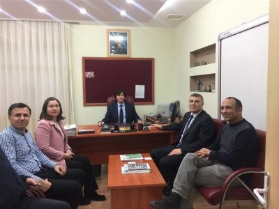 ÇUKUROVA ÜNİVERSİTESİ MADEN MÜHENDİSLİĞİ BÖLÜM BAŞKANINI ZİYARET(09/01/2017)