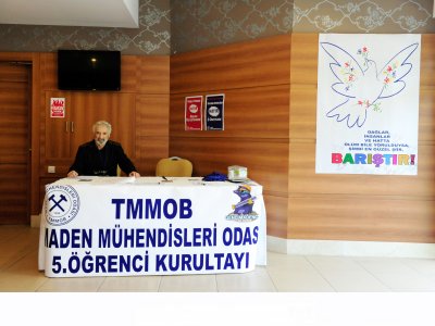 TMMOB MADEN MÜHENDİSLERİ ODASI 5. ÖĞRENCİ KURULTAYI DÜZENLENDİ