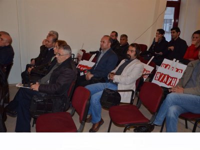 TMMOB BAŞKANI VE TMMOB YÖNETİM KURULU ÜYELERİ ADANA’DA (03.03.2017)