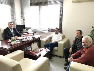 İNŞAAT MÜHENDİSLERİ ODASI ADANA ŞUBE BAŞKANI H.ÇAĞDAŞ KAYA VE YÖNETİM KURULU ÜYELERİ ŞUBEMİZİ ZİYARET ETTİLER (09.03.2017)