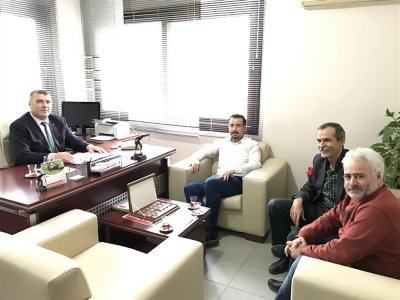 İNŞAAT MÜHENDİSLERİ ODASI ADANA ŞUBE BAŞKANI H.ÇAĞDAŞ KAYA VE YÖNETİM KURULU ÜYELERİ ŞUBEMİZİ ZİYARET ETTİLER (09.03.2017)