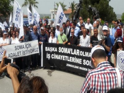 SOMA KATLİAMININ 3. YILINDA SOMA`DA ETKİNLİKLERLE DÜZENLENDİ.(13.05.2017)