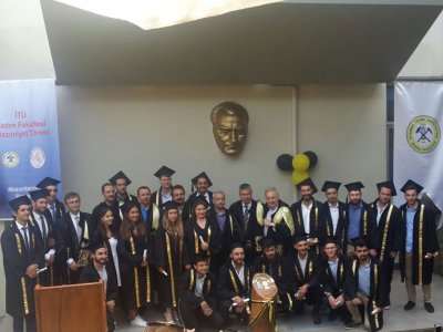  İTÜ Maden Fakültesi Mezuniyet Töreni Yapıldı.