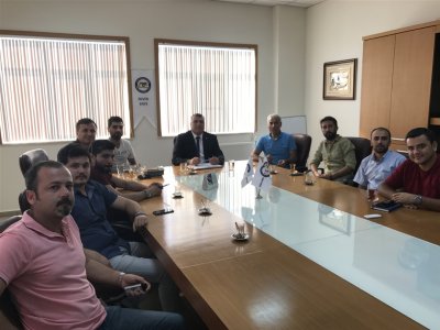 KÇS KAHRAMANMARAŞ ÇİMENTO BETON SANAYİ VE MADENCİLİK FİRMASINI 
ZİYARET ETTİK (08/09/2017)
