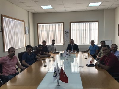 KÇS KAHRAMANMARAŞ ÇİMENTO BETON SANAYİ VE MADENCİLİK FİRMASINI 
ZİYARET ETTİK (08/09/2017)
