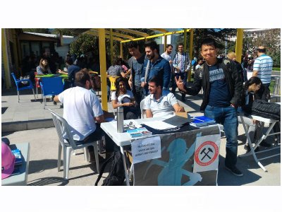 SÜLEYMAN DEMİREL ÜNİVERSİTESİ` NDE GENÇ MADENCİ STANDI AÇILDI.