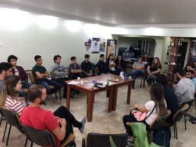 DEÜ MADEN MÜHENDİSLİĞİ BÖLÜMÜ GENÇ MADENCİ ÖĞRENCİLERİ ŞUBEMİZDE TOPLANTI DÜZENLEDİ.(07.10.2017)