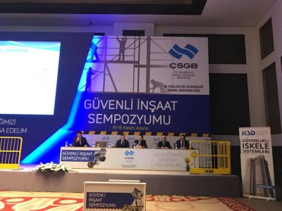 GÜVENLİ İNŞAAT SEMPOZYUMU `NA KATILDIK (15-16/11/2017)