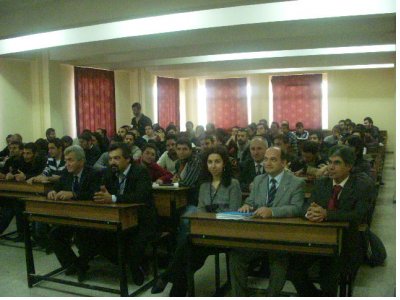 DEÜ MADEN MÜHENDİSLİĞİ ÖĞRENCİLERİ İLE TOPLANTI YAPILDI.
