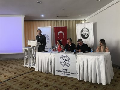 TMMOB MADEN MÜHENDİSLERİ ODASI ADANA ŞUBESİ GENEL KURULU VE SEÇİMİ YAPILDI (20-21 OCAK 2018)