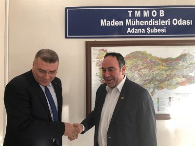 CHP ADANA MİLLETVEKİLİ ZÜLFİKAR İNÖNÜ TÜMER ŞUBEMİZİ ZİYARET ETTİ (29/01/2018)