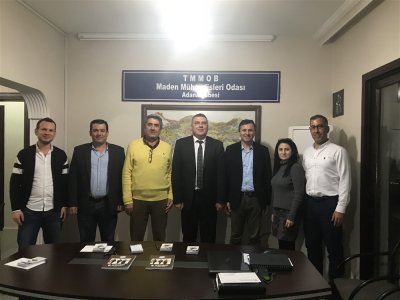 TMMOB MADEN MÜHENDİSLERİ ODASI ADANA ŞUBESİ 9. DÖNEM GÖREV DAĞILIMI YAPILDI (07/02/2018)