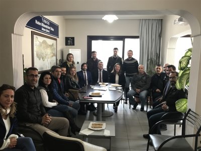 Ç.Ü. MADEN MÜHENDİSLİĞİ BÖLÜM BAŞKANI VE HOCALARI ŞUBEMİZİ ZİYARET ETTİ (19/02/2018)