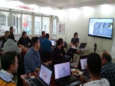 NETCAD MADENCİLİK UYGULAMALARI EĞİTİM PROGRAMI DÜZENLENDİ. (07-08/04/2018)