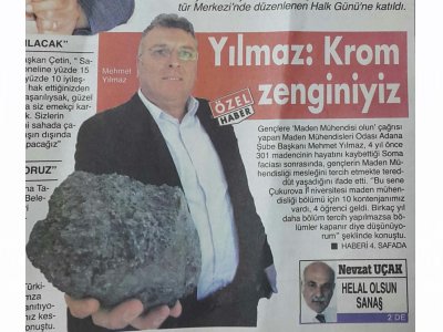 ŞUBE BAŞKANIMIZ MEHMET YILMAZ BASIN AÇIKLAMASI YAPTI  (07.04.2018)