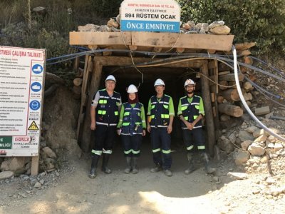 HORZUM A.Ş KURŞUN-ÇİNKO YER ALTI OCAĞINI ZİYARET (03.07.2018)