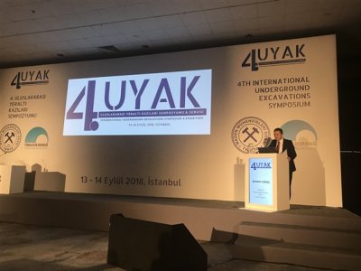 4. ULUSLARARASI YERALTI KAZILARI SEMPOZYUMU VE SERGİSİNE KATILDIK (13-14.09.2018)