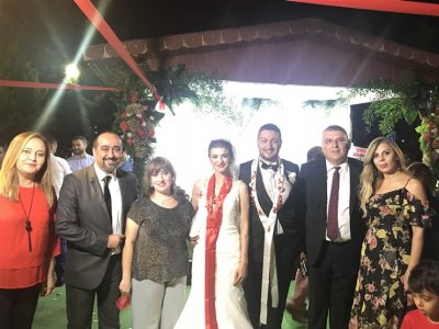 ÜYELERİMİZ SEMRA GÜNEŞ VE MUHAMMET KUŞ `UN DÜĞÜNÜNE KATILDIK (06.10.2018)