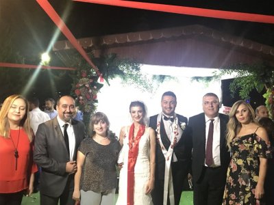 ÜYELERİMİZ SEMRA GÜNEŞ VE MUHAMMET KUŞ `UN DÜĞÜNÜNE KATILDIK (06.10.2018)