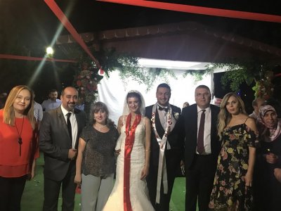 ÜYELERİMİZ SEMRA GÜNEŞ VE MUHAMMET KUŞ `UN DÜĞÜNÜNE KATILDIK (06.10.2018)