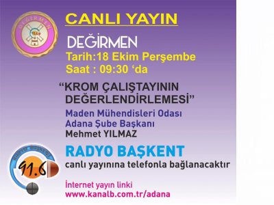 RADYO BAŞKENT DEĞİRMEN PROGRAMI CANLI YAYIN (17.10.2018)