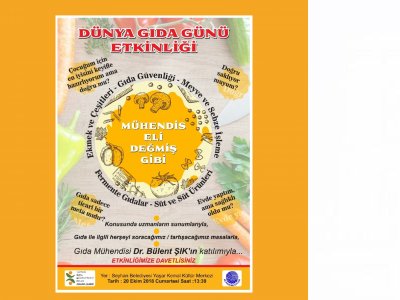 GIDA GÜNÜ ETKİNLİĞİNE KATILDIK (20.10.2018)