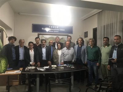 4. ADANA KENT SORUNLARI SEMPOZYUMU YÜRÜTME KURULU TOPLANTISI ŞUBEMİZDE YAPILDI (01.11.2018)