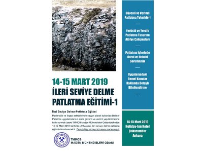 ANKARA`DA İLERİ SEVİYE DELME PATLATMA EĞİTİMİ DÜZENLENECEKTİR