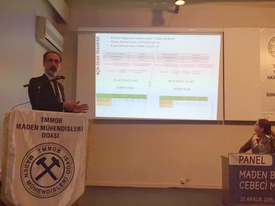 Maden Bölgeleri ve Ruhsatların Taşınması: Cebeci Maden Bölgesi Projesi Örneği Paneli gerçekleştirildi.