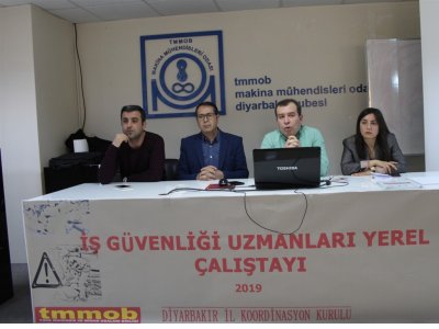 TMMOB İL KOORDİNASYON KURULU İŞ GÜVENLİĞİ UZMANLARI YEREL ÇALIŞTAYI DÜZENLENDİ(24 ŞUBAT 2019)