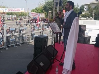 1 MAYIS BİRLİK MÜCADELE DAYANIŞMA GÜNÜNDE ALANLARDAYDIK
