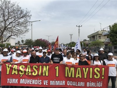 YAŞASIN 1 MAYIS ADANA ŞUBE VE GENÇ MADENCİ ALANLARDAYDI (01.05.2018)