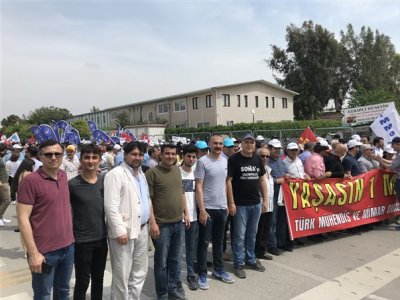 YAŞASIN 1 MAYIS ADANA ŞUBE VE GENÇ MADENCİ ALANLARDAYDI (01.05.2018)