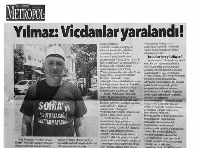 SOMA MADEN FACİASI ADANA BASIN (14.05.2019)