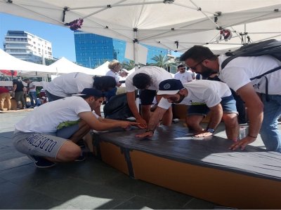 TMMOB İZMİR İKK GELENEKSEL 11. KARTONDAN TEKNELER YARIŞINA KATILDIK.(01.07.2019)