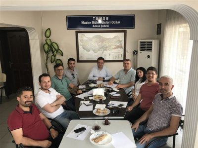 TMMOB MADEN MÜHENDİSLERİ ODASI GENEL MERKEZ YÖNETİM KURULU VE ADANA ŞUBE YÖNETİM KURULU İLE TOPLANTI YAPILDI (21.06.2019)
