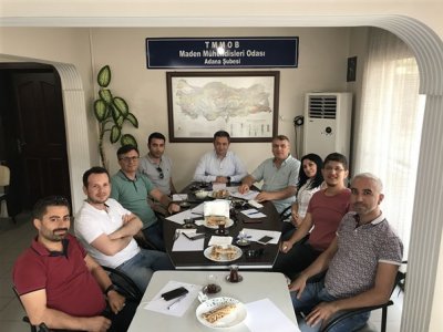 TMMOB MADEN MÜHENDİSLERİ ODASI GENEL MERKEZ YÖNETİM KURULU VE ADANA ŞUBE YÖNETİM KURULU İLE TOPLANTI YAPILDI (21.06.2019)