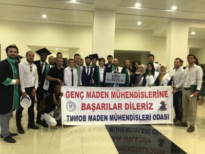 ÇUKUROVA ÜNİVERSİTESİ MADEN MÜHENDİSLİĞİ BÖLÜMÜ MEZUNİYET TÖRENİNE KATILDIK (09.07.2019)