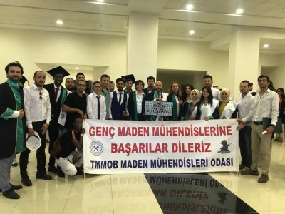 ÇUKUROVA ÜNİVERSİTESİ MADEN MÜHENDİSLİĞİ BÖLÜMÜ MEZUNİYET TÖRENİNE KATILDIK (09.07.2019)
