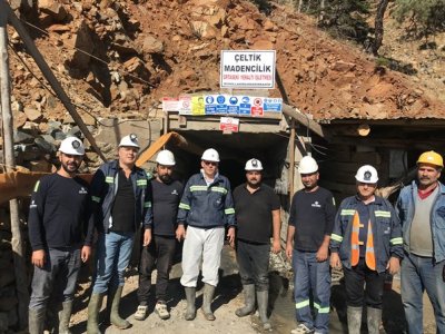 ÇELTİK MADENCİLİK FİRMASINI ZİYARET ETTİK (18.09.2019)