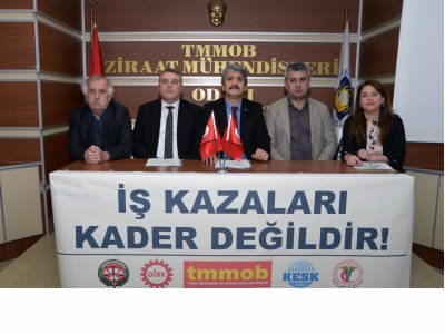 3 MART İŞ CİNAYETLERİNE KARŞI MÜCADELE GÜNÜ BASIN AÇIKLAMASI DÜZENLENDİ (03.03.2020)