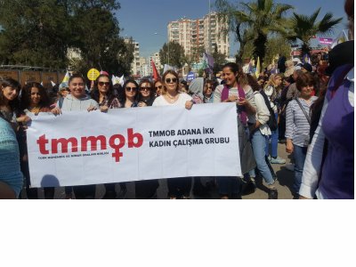 ADANA İKK 8 MART DÜNYA KADINLAR GÜNÜ ETKİNLİKLERİNDEN KADIN YÜRÜYÜŞÜNE KATILDIK (08.03.2020)