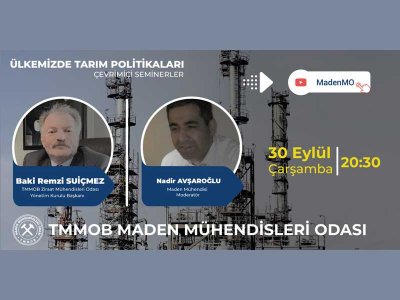 ÜLKEMİZDE TARIM POLİTİKALARI ÇEVRİMİÇİ SEMİNERİ DÜZENLENMİŞTİR