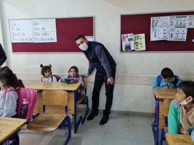 ALADAĞ GERDİBİ İLKOKULU VE ORTAOKULUNU ZİYARET ETTİK (04.11.2020)