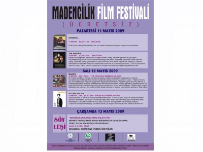 Madencilik Film Festivali Başladı (11.05.2009)