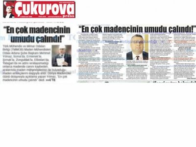 4 ARALIK DÜNYA MADENCİLER GÜNÜ BASIN AÇIKLAMAMIZ BASINDA YER ALDI (04.12.2020)