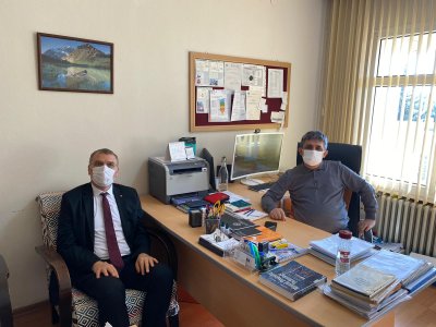 ÇUKUROVA ÜNİVERSİTESİ MÜHENDİSLİK FAKÜLTESİ DEKAN YARDIMCISI OLAN PROF. DR. HÜSEYİN VAPUR HOCAMIZI ZİYARET ETTİK (30.12.2020)