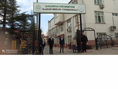 ÇUKUROVA ÜNİVERSİTESİ ALADAĞ MESLEK YÜKSEKOKULU MÜDÜRÜ OLAN DOÇ. DR. MAHMUT ALTINER İ ZİYARET ETTİK. (12.02.2021)